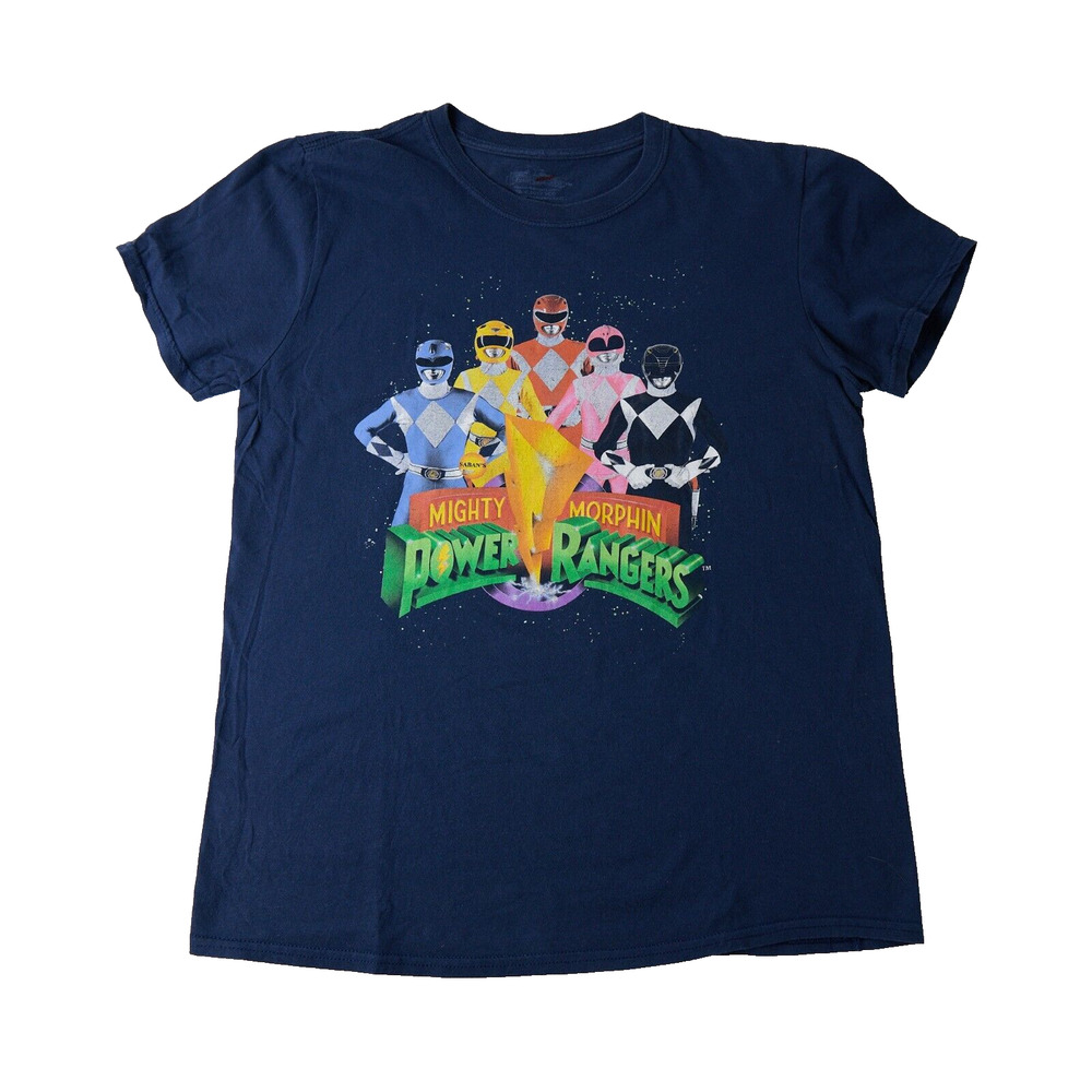 Power Rangers T-Shirt Mens M Kidcore Mighty Morphin Retro 90s Cartoon Graphic